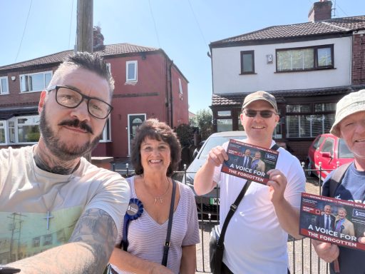 Leafleting GM Mayoral